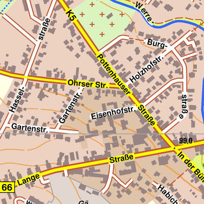 Bezirksregierung Köln Lage 1 (1:10,000) digital map