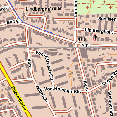 Bezirksregierung Köln Langenfeld (Rhld.) 1 (1:10,000) digital map