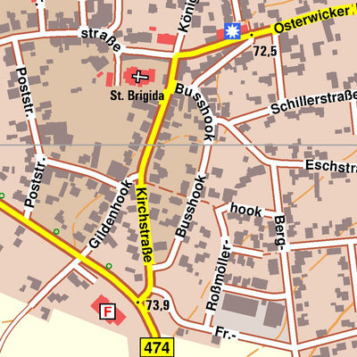 Bezirksregierung Köln Legden 1 (1:10,000) digital map
