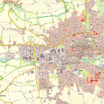 Bezirksregierung Köln Lemgo 1 (1:10,000) digital map