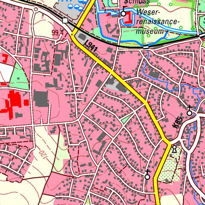 Bezirksregierung Köln Lemgo (1:25,000) digital map