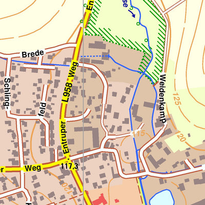 Bezirksregierung Köln Lemgo 2 (1:10,000) digital map