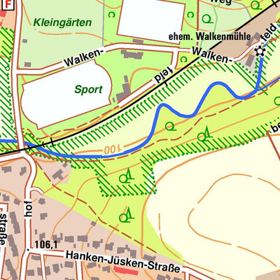 Bezirksregierung Köln Lemgo 4 (1:10,000) digital map