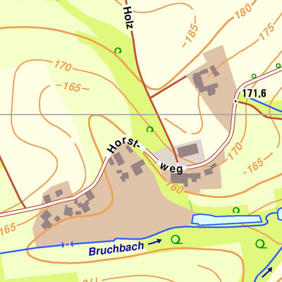 Bezirksregierung Köln Lemgo 5 (1:10,000) digital map