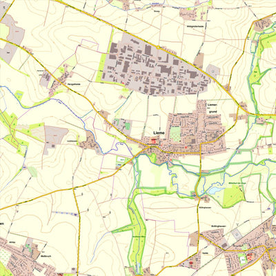 Bezirksregierung Köln Lemgo 7 (1:10,000) digital map
