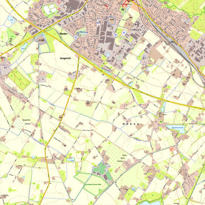 Bezirksregierung Köln Lengerich 1 (1:10,000) digital map
