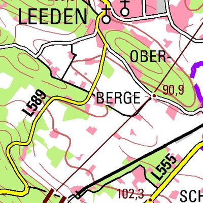 Bezirksregierung Köln Lengerich (1:100,000) digital map