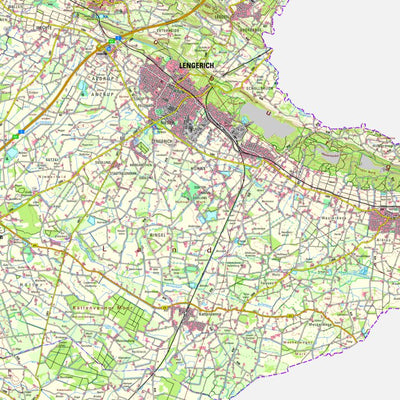 Bezirksregierung Köln Lengerich (1:50,000) digital map