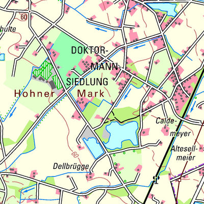 Bezirksregierung Köln Lengerich (1:50,000) digital map