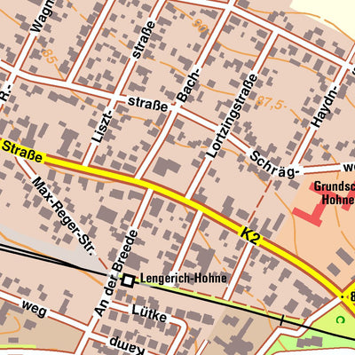 Bezirksregierung Köln Lengerich 3 (1:10,000) digital map
