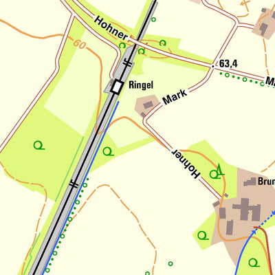 Bezirksregierung Köln Lengerich 4 (1:10,000) digital map