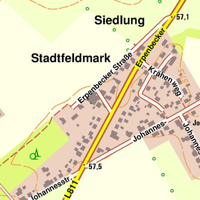 Bezirksregierung Köln Lengerich 7 (1:10,000) digital map