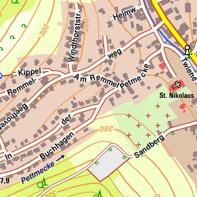 Bezirksregierung Köln Lennestadt 2 (1:10,000) digital map