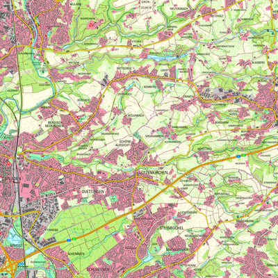 Bezirksregierung Köln Leverkusen (1:25,000) digital map
