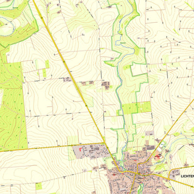 Bezirksregierung Köln Lichtenau 1 (1:10,000) digital map