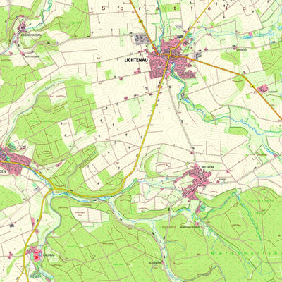 Bezirksregierung Köln Lichtenau 1 (1:25,000) digital map
