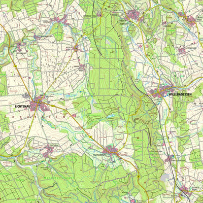 Bezirksregierung Köln Lichtenau (1:50,000) digital map