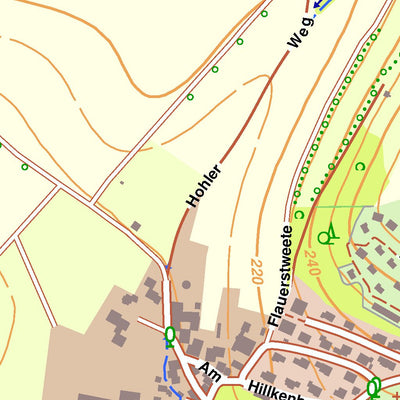 Bezirksregierung Köln Lichtenau 12 (1:10,000) digital map