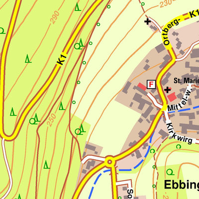 Bezirksregierung Köln Lichtenau 2 (1:10,000) digital map