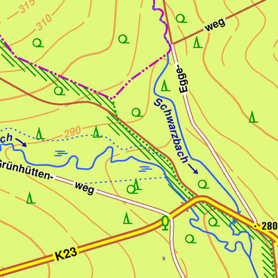 Bezirksregierung Köln Lichtenau 3 (1:10,000) digital map