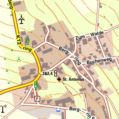 Bezirksregierung Köln Lichtenau 5 (1:10,000) digital map