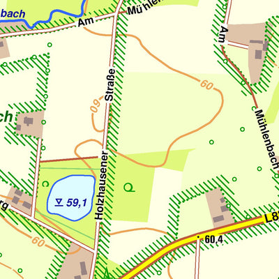 Bezirksregierung Köln Lienen 7 (1:10,000) digital map
