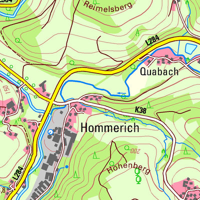 Bezirksregierung Köln Lindlar (1:25,000) digital map
