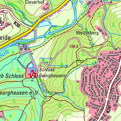 Bezirksregierung Köln Lindlar (1:25,000) digital map