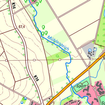 Bezirksregierung Köln Linnich (1:25,000) digital map