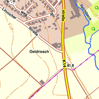 Bezirksregierung Köln Linnich 3 (1:10,000) digital map