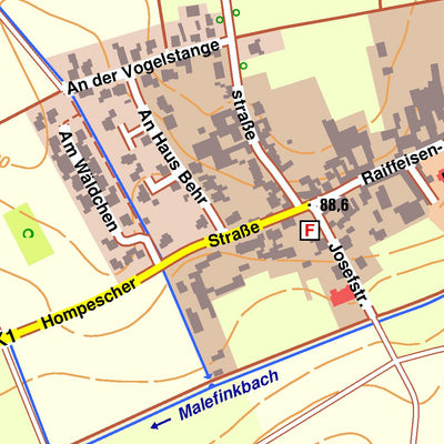 Bezirksregierung Köln Linnich 4 (1:10,000) digital map