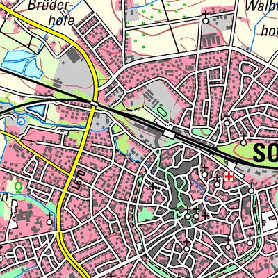 Bezirksregierung Köln Lippetal (1:50,000) digital map