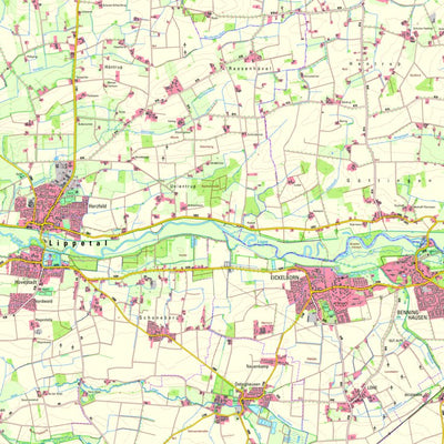 Bezirksregierung Köln Lippetal 2 (1:25,000) digital map
