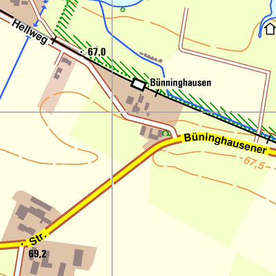 Bezirksregierung Köln Lippetal 8 (1:10,000) digital map