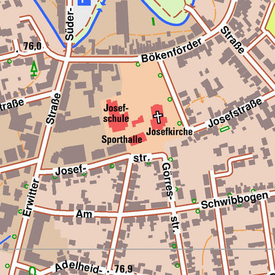 Bezirksregierung Köln Lippstadt 1 (1:10,000) digital map