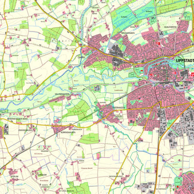 Bezirksregierung Köln Lippstadt 1 (1:25,000) digital map