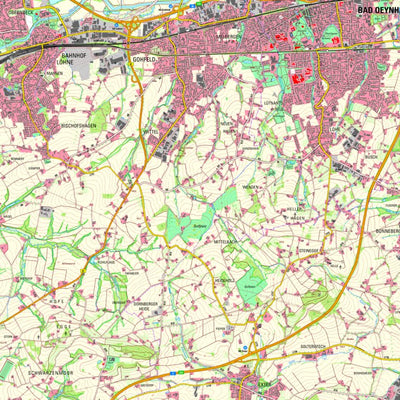 Bezirksregierung Köln Löhne (1:25,000) digital map