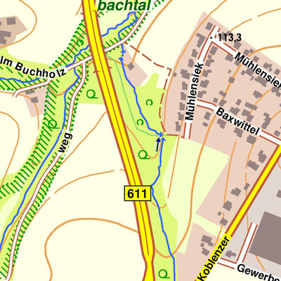 Bezirksregierung Köln Löhne 2 (1:10,000) digital map