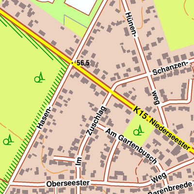 Bezirksregierung Köln Lotte 6 (1:10,000) digital map