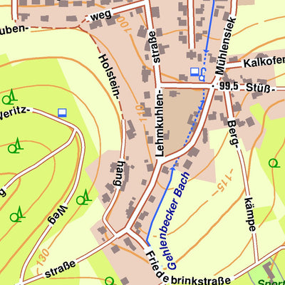 Bezirksregierung Köln Lübbecke 4 (1:10,000) digital map