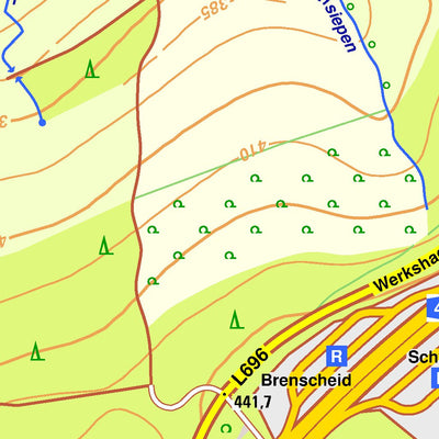 Bezirksregierung Köln Lüdenscheid 1 (1:10,000) digital map