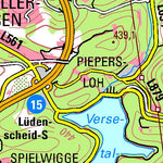 Bezirksregierung Köln Lüdenscheid (1:100,000) digital map