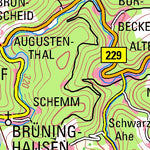 Bezirksregierung Köln Lüdenscheid (1:100,000) digital map