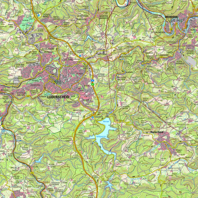 Bezirksregierung Köln Lüdenscheid (1:50,000) digital map