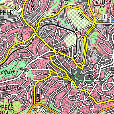 Bezirksregierung Köln Lüdenscheid (1:50,000) digital map