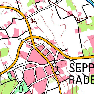 Bezirksregierung Köln Lüdinghausen (1:100,000) digital map