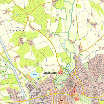 Bezirksregierung Köln Lüdinghausen 8 (1:10,000) digital map