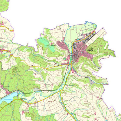 Bezirksregierung Köln Lügde 1 (1:25,000) digital map