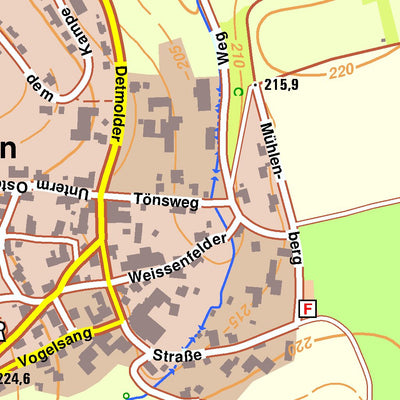 Bezirksregierung Köln Lügde 6 (1:10,000) digital map