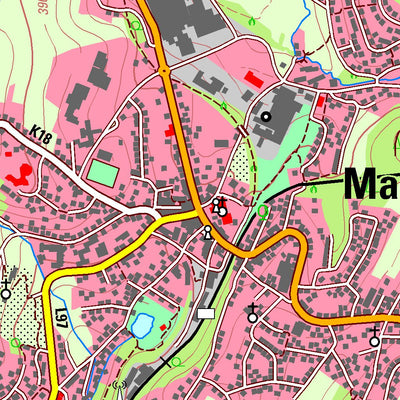 Bezirksregierung Köln Marienheide (1:25,000) digital map